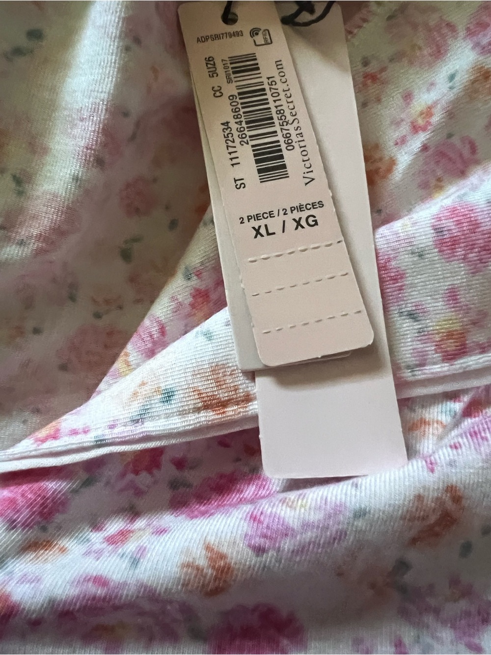 Victoria's Secret Floral Sleepwear Top - Pink Multi